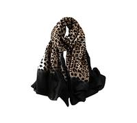 Trillion London® Collection printemps | Écharpe en soie pour femme | Écharpe légère imprimée animal | Châle | Convient pour la vie quotidienne | Finition lisse et douce | Taille - 180 cm x 90 cm,