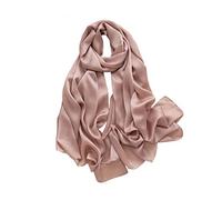 Trillion London® Collection printemps | Écharpe en soie pour femme | Foulards légers pour femmes | Écharpe de cou pour femme | Châles, Beige uni., Taille unique