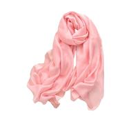 Trillion London® Collection printemps | Écharpe en soie unie rose pour femme | Écharpes légères pour femme | Châle | Convient pour la vie quotidienne, les cadeaux | Finition douce et lisse | Taille -