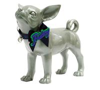 Trilly tutti Brilli Friday Collier avec nœud en Gros-Grain et Broche avec Jour de la Semaine, breveté 20, Bleu