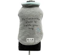 Trilly Tutti Brilli Oriane Sweat avec intérieur en Peluche et Application Thermique en Vinyle, Bleu, XS - 1 Produit