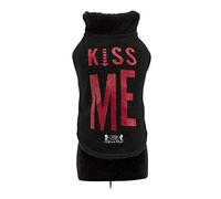Trilly Tutti Brilli Sweat avec intérieur en Peluche et Application Thermique en Vinyle, Noir, 3XL - 1 Produit