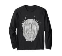 Trilobite Fossil Ventral View Scientific Paléontology Art Manche Longue