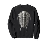 Trilobite fossile Ancien arthropode Vue Dorsale Paléontologie Sweatshirt