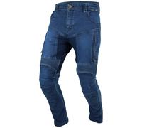 Trilobite Parado AAAA Doublelayer Slim Jeans moto, bleu, Taille 32/32