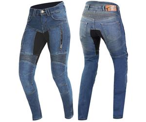 Trilobite Parado Blue Skinny Jeans de moto pour dames, bleu, taille 26 32 pour femmes