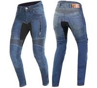 Trilobite Parado Blue Skinny Jeans de moto pour dames, bleu, taille 32 34 pour femmes