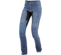 Trilobite Parado Coupe régulier Pantalons de Moto Femme Jeans de Moto, Protections CE Niveau 2 pour Les Genoux et Les Hanches, Bleu, 30