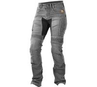 Trilobite Parado Grey Jeans moto pour dames, Gris clair, Taille 26/34