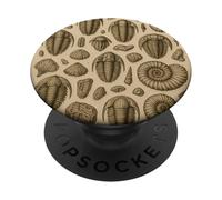 Trilobites Fossils and Rocks Pattern for Fossil Hunters PopSockets PopGrip Adhésif
