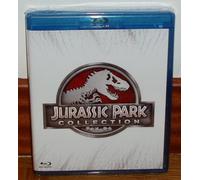 Trilogie Jurassic Park + Jurassic World 4 blu ray Parc Jurassique Neuf Castillan