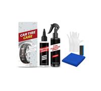 Trim Tire Dressing Buff for Shine, Nettoyant de voiture multifonction, garniture et dressage, kit d'entretien des pneus de voiture et des jantes