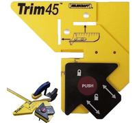 Trim45 Carpentry Aid, 45 Degree Precision Measuring and Beveling Marking Tools Adjustable Reveal Tool Woodworking Tool Perfect Angle Cuts for Window Door Trim Installation