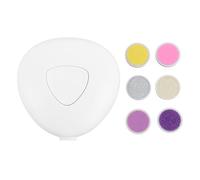 Trimage à ongles électrique pour nourrisson électrique Kit de toilettage de fichier de nail pour bébé sûr avec 6 têtes de broyage pour les enfants de nouveau-nés (Blanc)