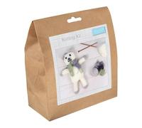 Trimis Kit de tricot ours - Fabriquez votre propre jouet d'ours en peluche, 35 x 28 x 7cm - Ours