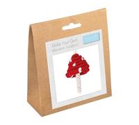 Trimits Fabriquez vous-même votre kit de décoration en macramé - Champignon vénéneux