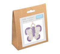 Trimits Fabriquez vous-même votre kit de décoration en macramé - Papillon