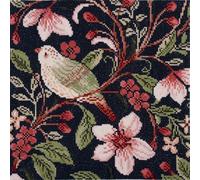 Trimits Grands kits de broderie au point de croix - Broderie comptée pour adultes, débutants et enfants, cadeaux de Noël (cadre non inclus), 11 pièces, oiseau fleur