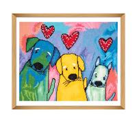 Kit de Point de Croix Comptée - Les Trois Amigos - 40,5 x 32 cm - Trimits(...) - Multicolore Multicolore G