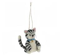 Trimits Kit d'artisanat de feutrage à l'aiguille, comprend des instructions de rembourrage à l'aiguille de laine - Chat