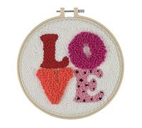 Trimits Kit de Cerceau d'aiguille de poinçon, l'amour, 20,3cm (8in)
