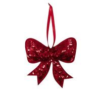 Trimits Kit de décoration de Noël en feutre, 12,5 x 12,5 cm, nœud à paillettes