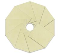 Trimits Lot de 10 feuilles de feutre, blanc, 23 x 30 cm