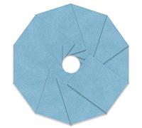 Trimits Lot de 10 feuilles de feutre, bleu ciel, 23 x 30 cm