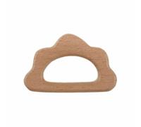 Trimits - Lot de 5 bagues artisanales en hêtre (nuage)