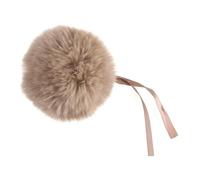 Trimits Pompon Fausse Fourrure Taille 6cm - 13 Couleurs au Choix (Naturel)