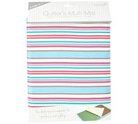 Trimits Tapis multi-tapis 4 en 1, tapis de découpe, tapis antidérapant, tapis de repassage, feuille de marquage de motif, tapis de matelassage, motif floral, 30 x 24 cm