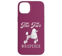 Trimmed Poodle Dog The Fur Whisperer Toiletteur Amusant pour Chien Coque pour iPhone 14 Plus