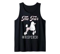Trimmed Poodle Dog The Fur Whisperer Toiletteur Amusant pour Chien Débardeur