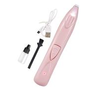 Trimmer à cheveux de patte de chien électrique, coupe-chiens pour petits chiens | Rasoir à pied chien électrique pour petite race - Rechargeable bronzage à faible bruit broyeur cheveux