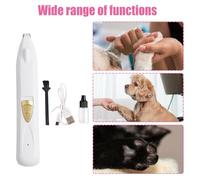 Trimmer à cheveux de patte de chien électrique, coupe-chiens pour petits chiens | Rasoir à pied chien électrique pour petite race - Rechargeable bronzage à faible bruit broyeur cheveux