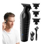 Trimmer à cheveux pour hommes, coupe-cheveux pour hommes,REULLEMENT RECHARGÉE BARBER PROFESSIONNELLE DU BARBER | Rasoir à cheveux électrique, kit de toilettage puissant et calme pour le toilettage du