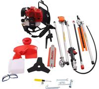 Trimmer à gaz, puissance 1,7 kW, longueur 2,7 m, réservoir de carburant 1 L, rouge