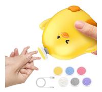 Trimmer à ongles pour bébé électrique, fichier de ongles électrique bébé,Trimmer des ongles de broyeur électrique mignon - Kits de santé pour les tout-petits avec 6 têtes de broyage de remplacement, f
