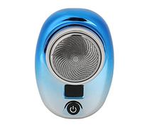 Trimmer de Barbe électrique Cordonnier High-Power Portable Mini USB Rechargeable Barbe Clipper avec Affichage LED Trimmer étanche pour Hommes Gradient en Argent Noir (Noir Argent Dégradé) (Dégradé