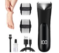 Trimmer de la barbe générique pour les hommes | Guide de contour ergonomique Barturasier adapté à la peau à travers la construction en aluminium - Coupe LCD électrique avec affichage pour le visage, l