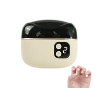 Trimmer des ongles électriques - 3,46x2.99 pouce Cutter de sécurité, Clipper LED Light, ongle compact avec boîte de restes | Outil de toilettage pour les hommes femmes seniors bébé âgés pour l