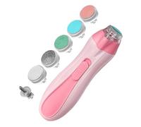 Trimmer des ongles pour bébé - 8 en 1 Baby Nail Flippers Electric | Ensemble de soins de manucure pour avec LED Light Light Anti-pinch Battery Powered Trim Buffer Kit for Babies Use Use Trimmi
