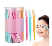 Trimmer des sourcils pour femmes, coupe-sourcils, 66x Shaper du visage et des sourcils, Rasoir des sourcils avec couverture protectrice, outil de dermaplaning face pour les soins à la barbe, l'épilati