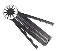 Trimmer en papier, coupe de bord en papier d'artisanat 12 en 1 360 ° Trimteur rotatif Cutter sans glissement avec diapositive claire et souverain pliable Slecper pour album, fabrication de cartes et
