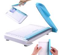 Trimmer en papier, coupe-papier à guillotine, longueur coupée de 6 pouces petite coupe-glisser, bande incurvée pour fabrication, coupons, mini