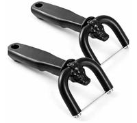 Trimmer gras à main pour le bœuf et le porc PoignéE De PoignéE Courbe Ergonomique Coupe de graisse à main de cuisine Rince Nettoyer InstantanéMent Pique-Nique ExtéRieur Barbecue,2pcs