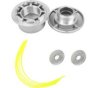 Trimmer Head,Aluminium Wire Trimmer Head,4 Lines Universal Cutting Head,Edging Head,Universal Trimmer Head,Brush Cutter Head,Brush Cutter Head,for Garden