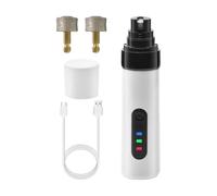 Trimmers À Ongles Pour Chiens Et Chats, Batterie Rechargeable, 3.2x3.2x13,8 Cm, Outil De Toilettage Pour Animaux De Compagnie, Fichier De Ongles De Chat, Couverture De Broyage Amovible, Pour Le Campin
