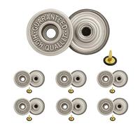 Trimming Shop 14mm Laiton Jeans Boutons en Gunmetal et Broche avec Fixation Main Outil JB44-20, Jeans Buttons ONLY