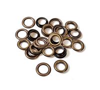 Trimming Shop 14mm Laiton Oeillets avec Rondelles, Durable & Rouille - Preuve Passages pour DIY Projets, Arts & Loisirs Créatifs, Livres, Vêtements Décoration (Bronze,100pcs)